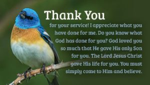 ThankYou_3.5x2 Message card 2021 blue bird front
