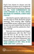 Show me the Truth tract - back